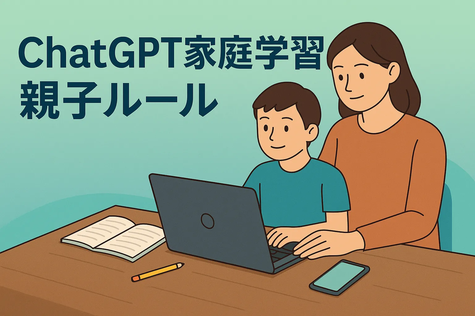 ChatGPT家庭学習の３つの"落とし穴"と、子どもの未来を守る親子ルール